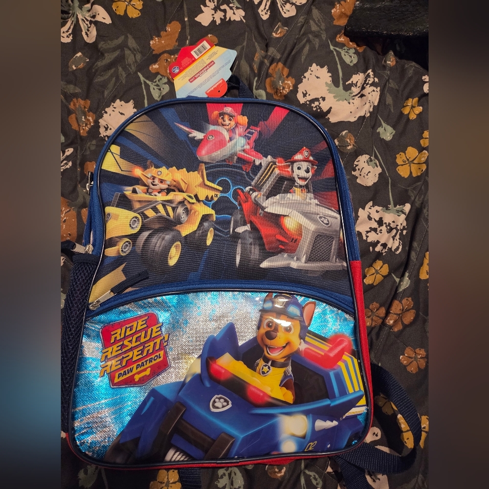 Paw Patrol Adventure Backpack - Blue, Red, Yellow